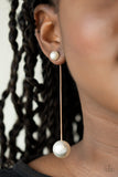 Extended Elegance Gold Paparazzi Earrings All Eyes On u Jewelry