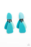 All FAUX One Blue Paparazzi Earrings All Eyes On U Jewelry