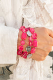 Glimpses of Malibu Pink Paparazzi Fashion Fix Set All Eyes On U Jewel