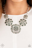 Glimpses Of Malibu Green Paparazzi Fashion Fix Set All Eyes On U Jewel