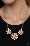 Effortlessly Efflorescent Orange Paparazzi Necklace All Eyes On U 