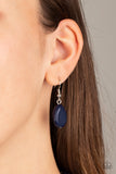 Two-Story Stunner Blue Paparazzi Necklace All Eyes On U Jewelry
