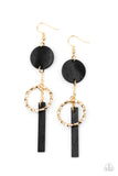 Raw Refinement Black Paparazzi Earrings All Eyes On U Jewelry