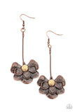 Oh SNAPDRAGONS! Copper Paparazzi Earrings All Eyes On U Jewelry