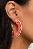 Everybody Conga! Orange Paparazzi Earrings All Eyes On U Jewelry Store