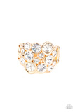 Bubbling Bravado Gold Paparazzi Ring All Eyes On U Jewelry Store
