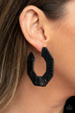 Fabulously Fiesta Black Paparazzi Earrings All Eyes On U Jewelry 