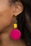 Modern Materials Multicolor Paparazzi Earrings All Eyes On U Jewelry 