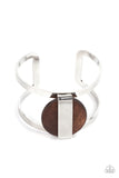Organic Fusion Brown Paparazzi Bracelet All Eyes On U Jewelry
