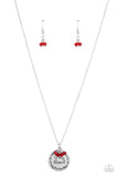 Simple Blessings Red Paparazzi Necklace All Eyes On U Jewelry