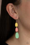 Rainbow Drops Multicolor paparazzi Earrings All Eyes On U Jewelry