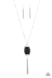 Timeless Talisman - Black Paparazzi Necklace All Eyes On U Jewelry