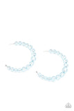 In The Clear Blue Paparazzi Earrings All Eyes On U Jewelry Store