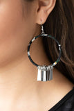 Garden Chimes Black Paparazzi Earrings All Eyes On U Jewelry Store