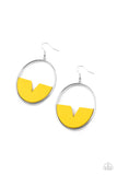 Island Breeze Yellow Paparazzi Earr8ngs All Eyes On UU Jewelry