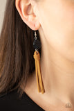 All-Natural Allure Black Paparazzi Earrings All Eyes On U Jewelry 