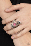Glimmering Grapevine Pink Paparazzi Ring All Eyes On U Jewelry Store