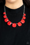 Prismatic Prima Donna Red Paparazzi Necklace All Eyes On U Jewelry 