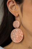 Status CYMBAL Copper Paparazzi Earrings All Eyes On U Jewelry