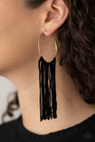 Flauntable Fringe Gold Paparazzi Earrings All Eyes On U Jewelry Store
