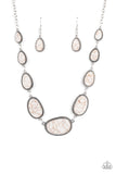 Elemental Eden White Paparazzi Necklace All Eyes On U Jewelry Store