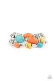 Authentically Artisan Multicolor Paparazzi Bracelet All Eyes On U 