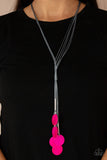 Tidal Tassels Pink Paparazzi Necklace All Eyes On U Jewelry Store