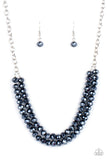 May The FIERCE Be With You Blue Paparazzi Necklace All Eyes On U 
