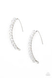 GLOW Hanging Fruit White Paparazzi Earrings All Eyes On U Jewelry 