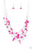 Prismatic Pebbles Pink Paparazzi Necklace All Eyes On U Jewelry 