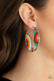 Rainbow Horizons Multicolor Paparazzi Earrings All Eyes On U Jewelry