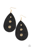 Rustic Torrent Black Paparazzi Earrings All Eyes On U Jewelry