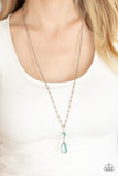 Titanic Splendor Blue Paparazzi Necklace All Eyes On U Jewelry Store