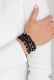 Nice GLOWING! Black Paparazzi Bracelet All Eyes On U Jewelry Store