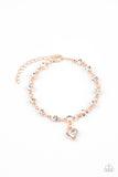 Sweet Sixteen Rose Gold Paparazzi Bracelet All Eyes On U Jewelry