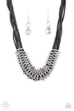 Lock, Stock and SPARKLE Black Paparazzi Necklace All Eyes On U Jewelry