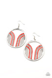 Delightfully Deco Red Paparazzi Earrings All Eyes On U Jewelry