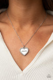 The Real Boss - White Paparazzi Necklace All Eyes On U Jewelry
