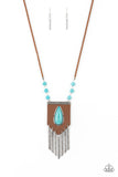 Enchantingly Tribal Blue Paparazzi Necklace All Eyes On U Jewelry 