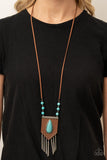 Enchantingly Tribal Blue Paparazzi Necklace All Eyes On U Jewelry 