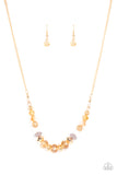 Turn Up The Tea Lights Gold Paparazzi Necklace All Eyes On U Jewelry 