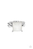 Ready For My Coronation White Paparazzi Ring All Eyes On U Jewelry