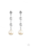 Yacht Scene White Paparazzi Earrings All Eyes On U Jewelry Store