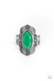 Taj Mahal Trendsetter Green Paparazzi Ring All Eyes On U Jewelry Store