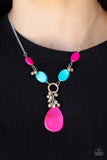 Summer Idol - Multicolor Paparazzi Necklace All Eyes On U Jewelry