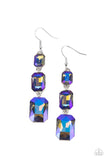 Cosmic Red Carpet Blue Paparazzi Earrings All Eyes On U Jewlelry