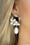 Elegant Expo White Paparazzi Earrings All Eyes On U Jewelry Store