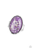 Glittery With Envy Purple Paparazzi Ring All Eyes On U Jewelry