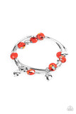 Terrazzo Territory - Red Paparazzi Bracelet All Eyes On U Jewelry