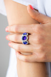 Royal Residence Blue Paparazzi Ring All Eyes On U Jewelr